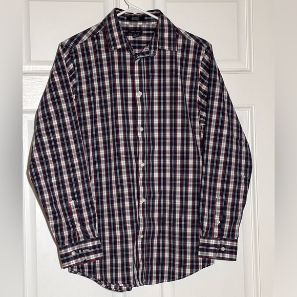 Tommy Hilfiger Other - Tommy Hilfiger Multicolor Plaid Button-Down Shirt Boys size 18 Preowned